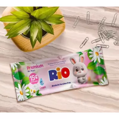 Салфетки влажные RIO Baby Pure 17шт/уп