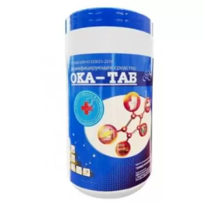 Ока-Таб (300 табл)*9 хлор-табл. дезинфицирующее средство (НИКА-ХЛОР 300 таблеток)