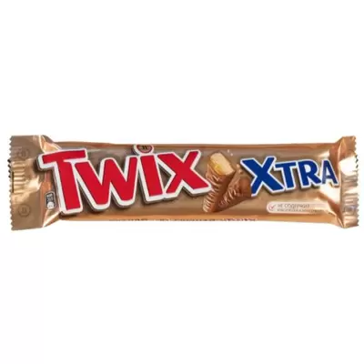 Батончик шоколадный TWIX Xtra 82г