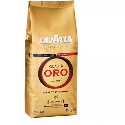 Кофе в зернах Lavazza "Qualità. Oro", вакуумный пакет, 250г