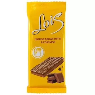 Шоколад LOIS с шоколадной нугой 80г