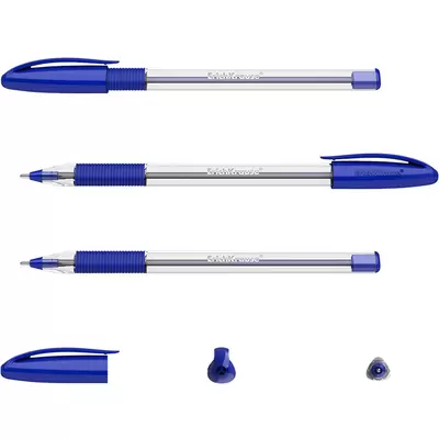 Ручка шариковая ErichKrause® U-109 Classic Stick&Grip 1.0, Ultra Glide Technology, цвет чернил синий