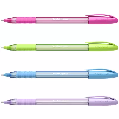 Ручка шариковая ErichKrause® U-109 Spring Stick&Grip 1.0, Ultra Glide Technology, цвет чернил синий
