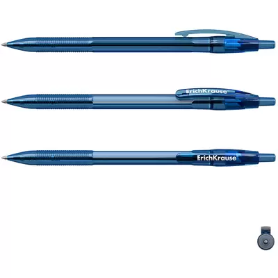 Ручка шариковая автоматическая ErichKrause® R-301 Original Matic 0.7, цвет чернил синий (в пакете по