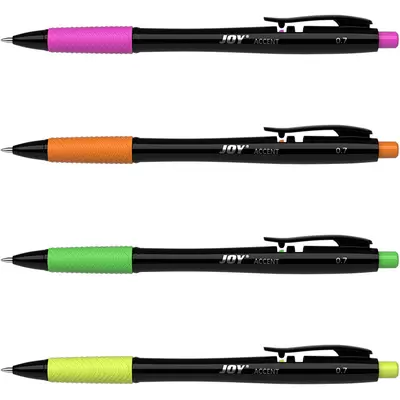 Ручка шариковая автоматическая ErichKrause® JOY® Accent, Ultra Glide Technology, цвет чернил синий (