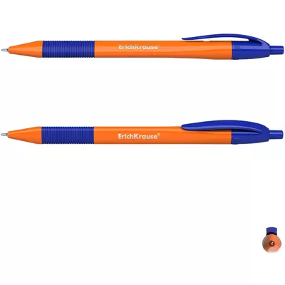 Ручка шариковая автоматическая ErichKrause® U-209 Orange Matic&Grip 1.0, Ultra Glide Technology, цве