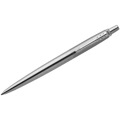 Ручка гелевая PARKER Jotter Stainless Steel CT 0,7мм, корпус хром, подарочная коробка, черный
