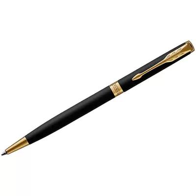 Ручка шариковая PARKER Sonnet Matte Black GT Slim 1,0мм