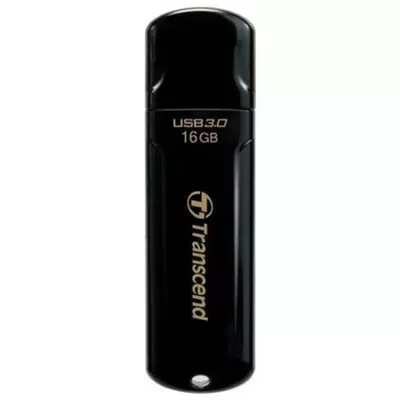 Флеш-драйв 16ГБ TRANSCEND JetFlash 700, USB 3.0, черный