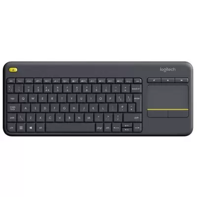 Клавиатура Logitech K400 Plus, черная, беспроводная
