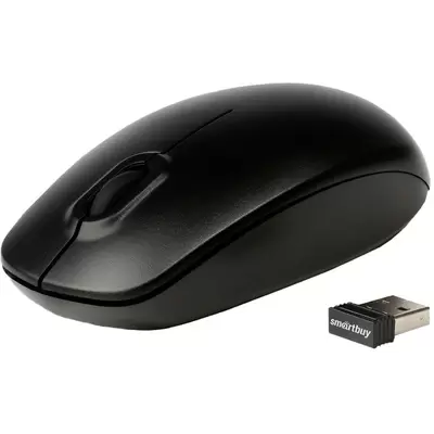 Мышь беспроводная Smartbuy ONE, USB, 2btn+Roll, черный