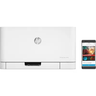 Принтер лазерный HP Color LaserJet 150nw (4ZB95A) A4 белый