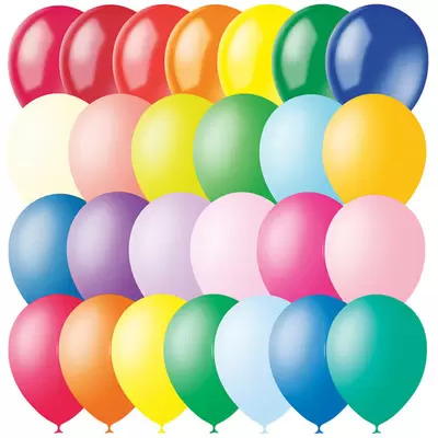 Воздушный шар 12" пастель+декор