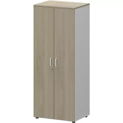 Шкаф для одежды СМАРТ СМШ-58-6ШД Тип 2, 792х594х1990, белый/кронберг