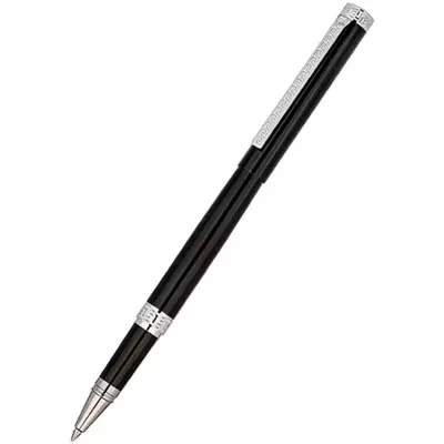 Ручка-роллер DELUCCI Classico 0,6мм корпус черный, черный