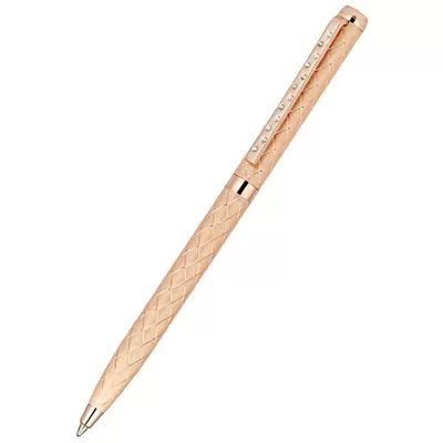 Ручка шариковая DELUCCI  Aurora 1мм корпус золото, синий
