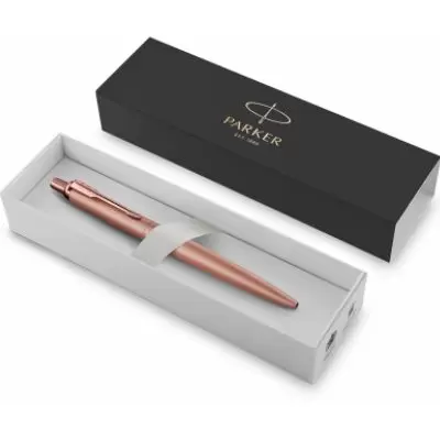 Ручка шариковая Parker JOTTER XL Monochrome 2020 Pink Gold, 1,0мм, кнопочн., подар. уп., синий