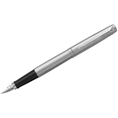 Ручка перьевая PARKER Jotter Stainless Steel CT 1мм, корпус хром