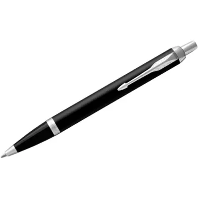 Ручка шариковая PARKER IM Essential Muted Black CT 1,0мм, корпус черный, синий