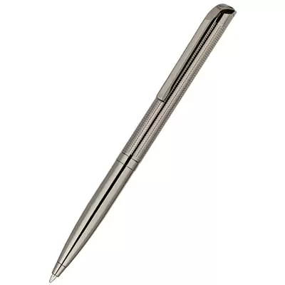 Ручка шариковая DELUCCI Volare 1мм корпус оружейный металл, синий