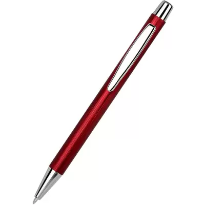 Ручка шариковая CORDO, корпус красный, пластиковый футляр, синий