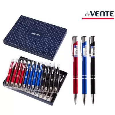 Ручка шариковая deVENTE Classic 0,7мм корпус металл, ассорти, синий