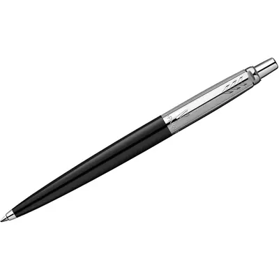 Ручка шариковая PARKER Jotter Originals Recycled Black CT 1,0мм, корпус черный/серебряный, синий