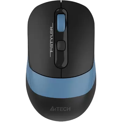 Мышь A4Tech Fstyler FB10C черный/синий оптическая (2400dpi) беспроводная BT/Radio USB (4but)