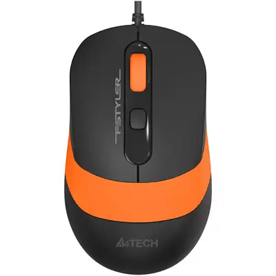 Мышь A4Tech Fstyler FM10 черный/оранжевый оптическая (1600dpi) USB (4but)