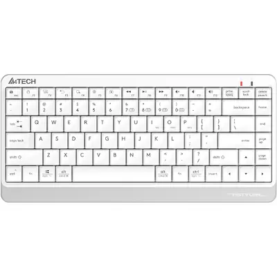 Клавиатура A4Tech Fstyler FBK11 белый/серый USB беспроводная BT/Radio slim