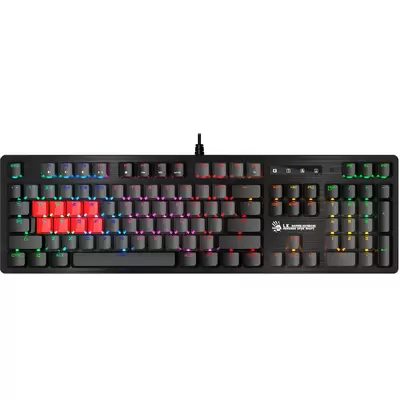 Клавиатура A4Tech Bloody B820R Dual Color механическая черный/серый USB for gamer LED (B820R GREY (BLUE SWITCH))