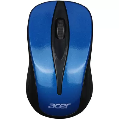 Мышь Acer OMR132 синий/черный оптическая (1000dpi) беспроводная USB для ноутбука (2but)