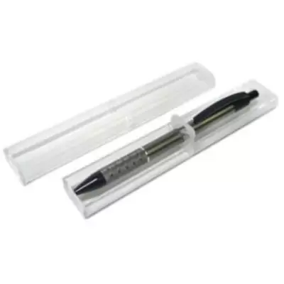 Ручка шариковая INTELLIGENT BV-193 0,7мм, серый металлический корпус, пластиковый футляр, синий