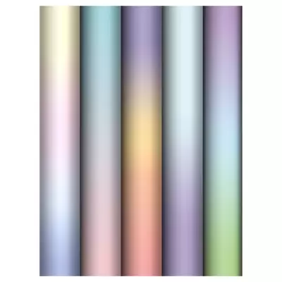 Бумага упаковочная GRADIENT 70х100см, в рулоне, 5 дизайнов