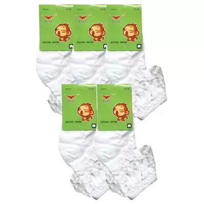 Носки детские хлопковые с жаккардовым рисунком 3 размера