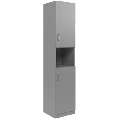 Шкаф для документов SIMPLE SR-5U.4(R), 386х375х1815, серый