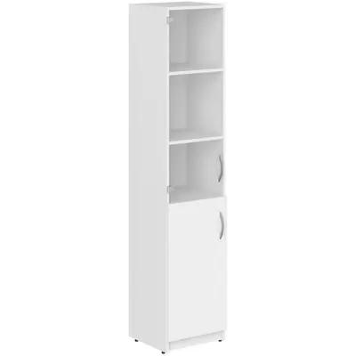 Шкаф для документов SIMPLE SR-5U.2(L), 386х375х1815, белый