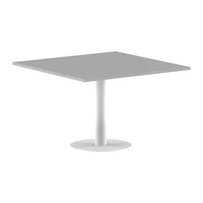 Стол-конференц IMAGO ПРГ-6, 1200х1200х750, металлик/белый