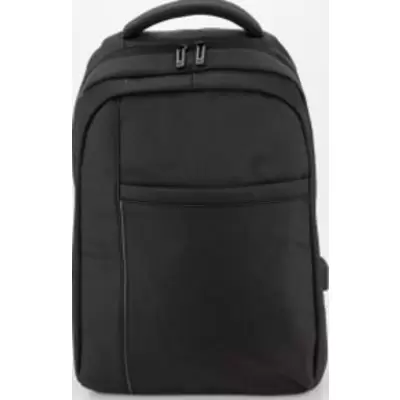 Рюкзак SANVERO 41х29х17см, 1 отделение, USB-выход, черный