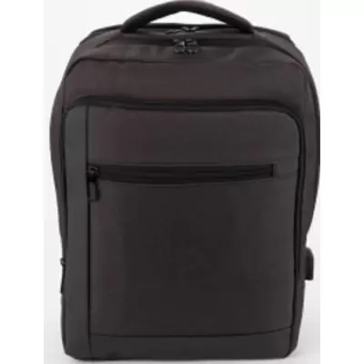 Рюкзак SANVERO 40х28х17см, 1 отделение, USB-выход, черный