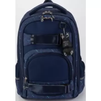 Рюкзак SANVERO 41х31х21см, 2 отделения, с брелоком, темно-синий