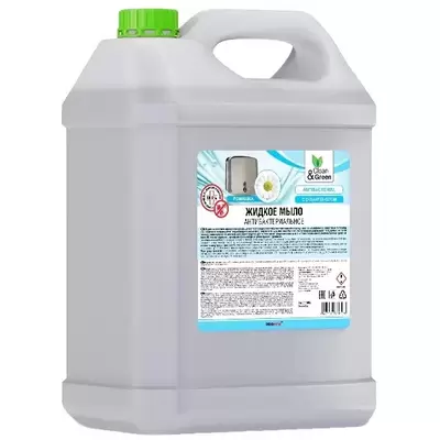 Жидкое мыло CLEAN GREEN Soapy антибактериальное, 5л, канистра
