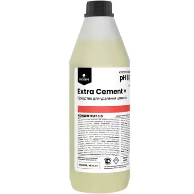 Средство для удаления цемента EXTRA CEMENT +, 1л концентрат