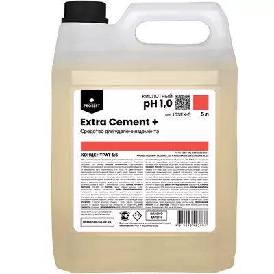 Средство для удаления цемента EXTRA CEMENT +, 5л концентрат