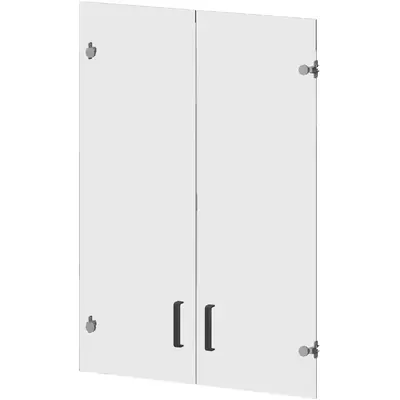 Дверь стеклянная СМАРТ СМД-58.С.Ф, 748х4х1148, прозрачный/антрацит
