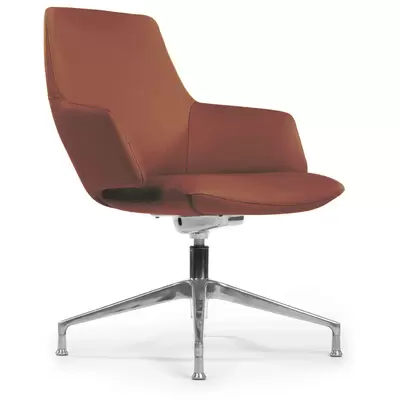 Кресло руководителя RV Design Spell-ST С1719 натуральная кожа, светло-коричневое