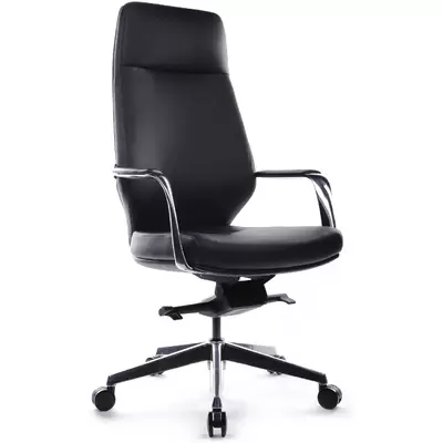 Кресло руководителя RV Design Alonzo А1711 натуральная кожа, черное