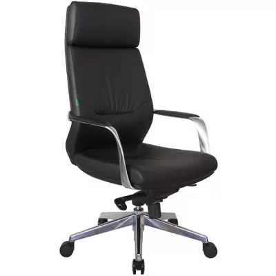 Кресло руководителя RV Design Alvaro А1815 натуральная кожа, черное