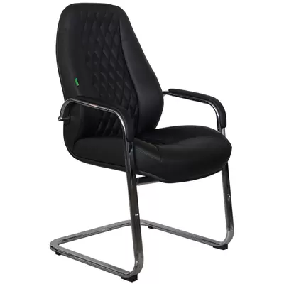 Кресло руководителя RV Design Orso-SF F385 натуральная кожа, черное
