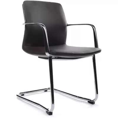 Кресло руководителя RV Design Plaza-SF FK004-С11 натуральная кожа, темно-коричневое